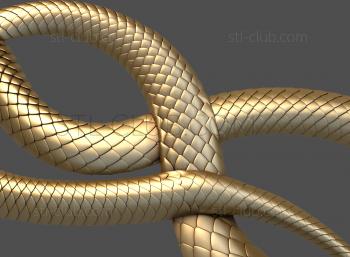 3D model Snake (STL)